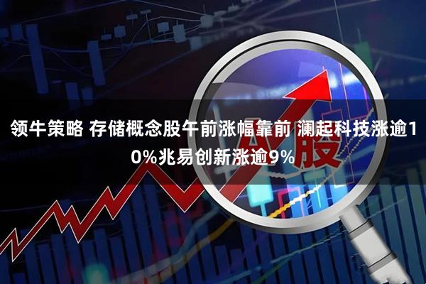领牛策略 存储概念股午前涨幅靠前 澜起科技涨逾10%兆易创新涨逾9%