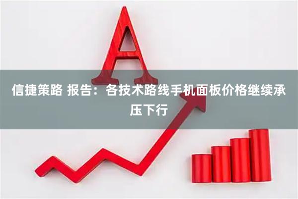 信捷策路 报告：各技术路线手机面板价格继续承压下行