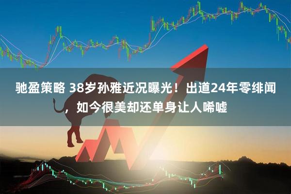 驰盈策略 38岁孙雅近况曝光！出道24年零绯闻，如今很美却还单身让人唏嘘